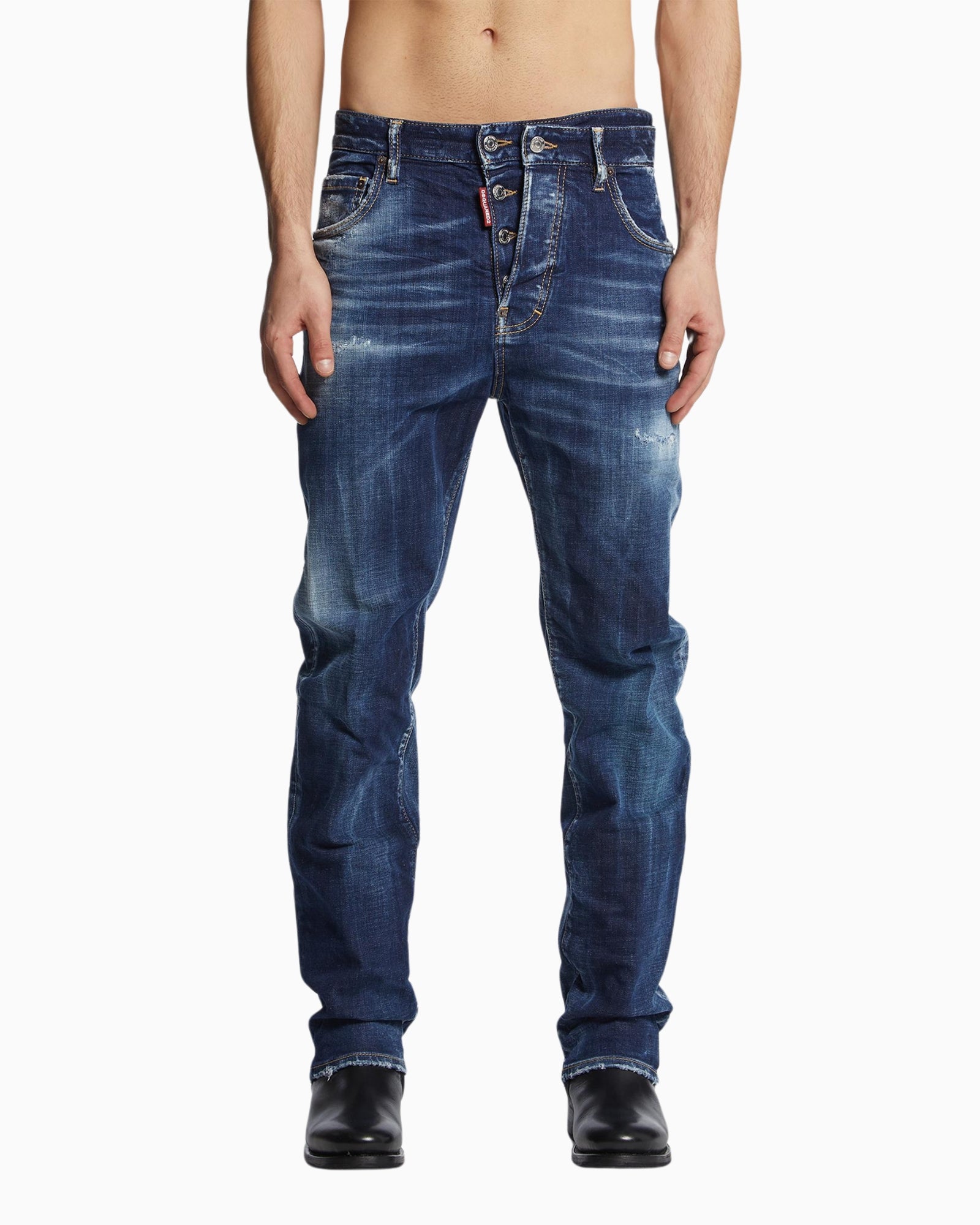 Inverno, Blu, Dsquared2, FW25, Idoneo, Jeans, New, Uomo