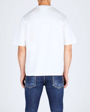 Dsquared2 T-Shirt S74GD1237/S23009100 - SanShopLuxury - 2024, Abbigliamento, Bianco, Bianco-Nero, Dsquared2, Idoneo, L, M, Outlet, Primavera/Estate, S, SS24, T-Shirt, Uomo, XL, XXL