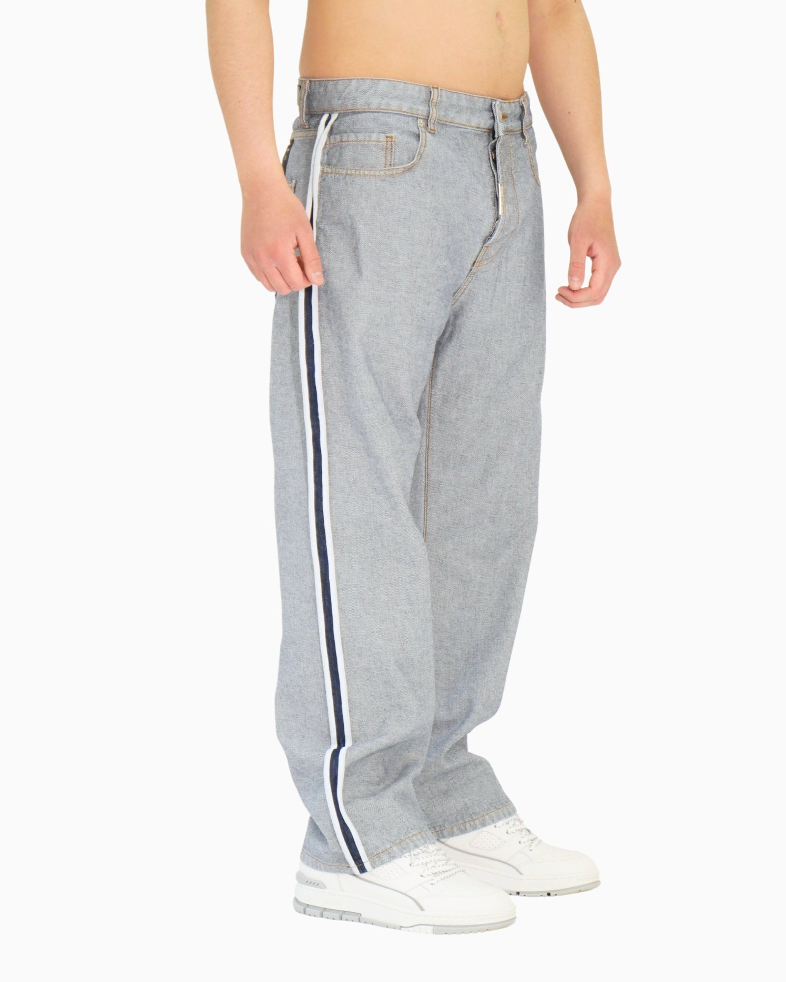 Donotconform Jeans BAGGY7210 - SanShopLuxury - 2025, 44, 46, 48, 50, 52, 54, Abbigliamento, Donotconform, Grigio, Idoneo, Jeans, New, Primavera/Estate, SS25, Uomo