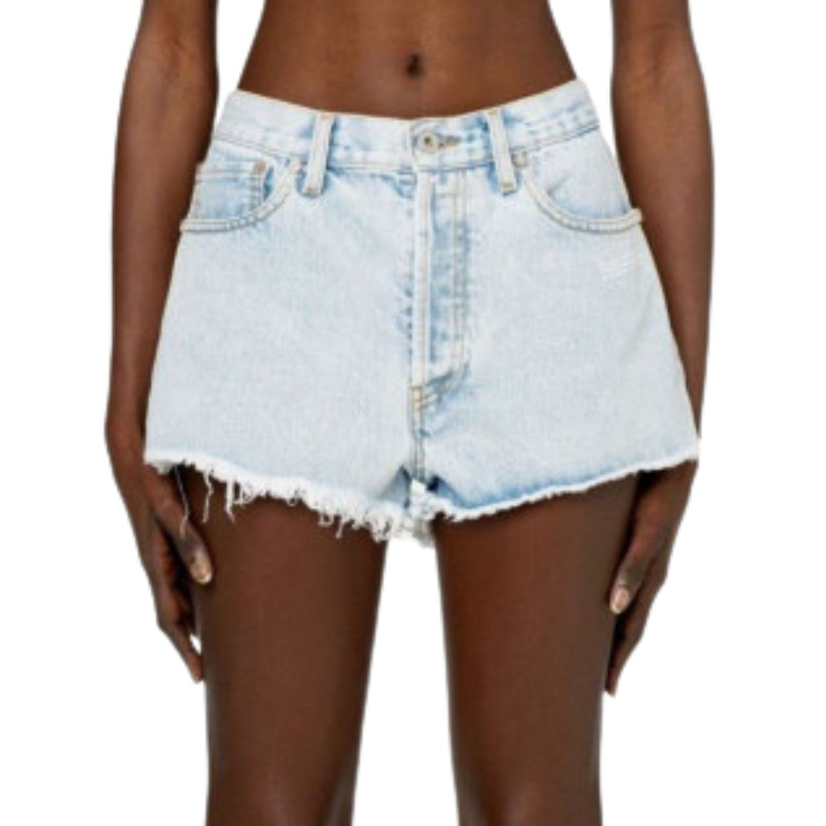 Off-White Short OWYC002S20DEN001/4500 - SanShopLuxury - -50%, 2020, 38, 39, 40, Abbigliamento, Blu, Donna, Off-White, Outlet, Primavera/Estate, Short, SS20