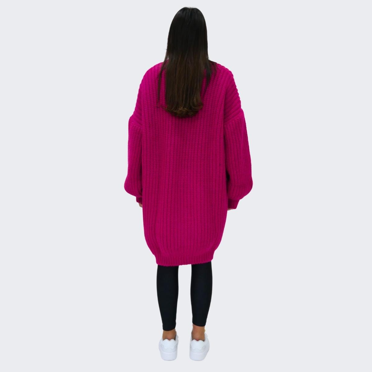 District Margherita Mazzei Maglieria TW06 - SanShopLuxury - 2023, 42, 44, Abbigliamento, Autunno/Inverno, Beige, Cardigan, District Margherita Mazzei, Donna, Fucsia, FW23, Lana, Maglieria, Nero, Outlet, Panna, Rosa