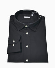 Sartoria Italiana Camicia 001369-08 - SanShopLuxury - 2019, 37, 38, 39, 40, 41, 42, 43, 44, 45, Abbigliamento, Autunno/Inverno, Camicia, Carry Over, Continuativo, Idoneo, Nero, New, Primavera/Estate, Sartoria Italiana, Uomo