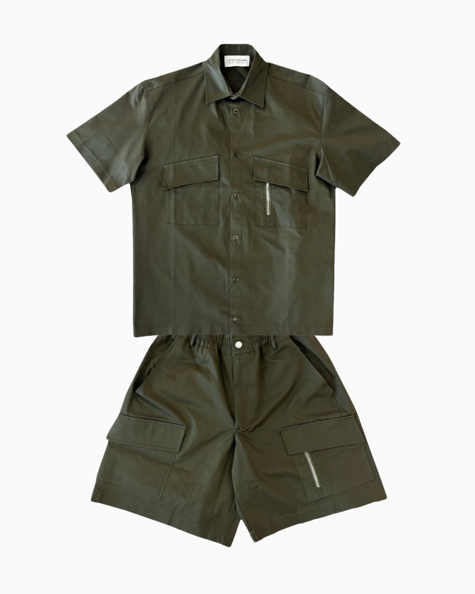 Donotconform Coordinato SS25-SHIRT5030-BER5030-V - SanShopLuxury - 2025, Abbigliamento, Coordinato, Donotconform, Idoneo, L, M, New, Primavera/Estate, S, SS25, Ultimo, Uomo, Verde, XL