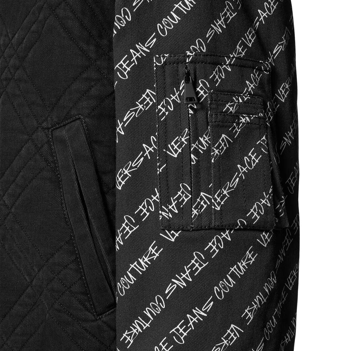 Versace Jeans Couture Giubbino 75GAS46M DH000 - SanShopLuxury - 2023, 46, 50, 52, Abbigliamento, Autunno/Inverno, College, FW23, Giubbino, Nero, Outlet, Uomo, Versace Jeans Couture