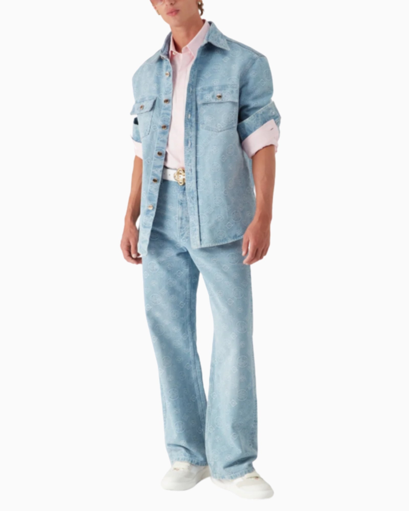 Casablanca Giubbino MAW25SH189/01 - SanShopLuxury - 2025, Abbigliamento, Autunno/Inverno, Blu, Casablanca, Continuativo, FW25, Giubbino, Idoneo, jeans, L, M, New, Primavera/Estate, S, Uomo, XL