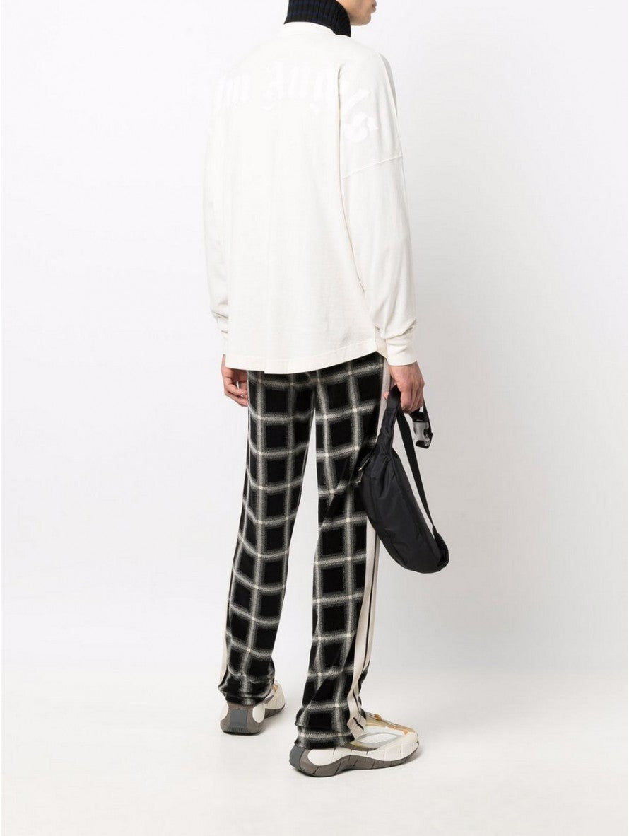 Palm Angels T-Shirt PMAB001F21JER0030303 - SanShopLuxury - -50%, 2021, Abbigliamento, Autunno/Inverno, Bianco, FW21, L, Outlet, Palm Angels, T-Shirt, Ultimo, Uomo, XL