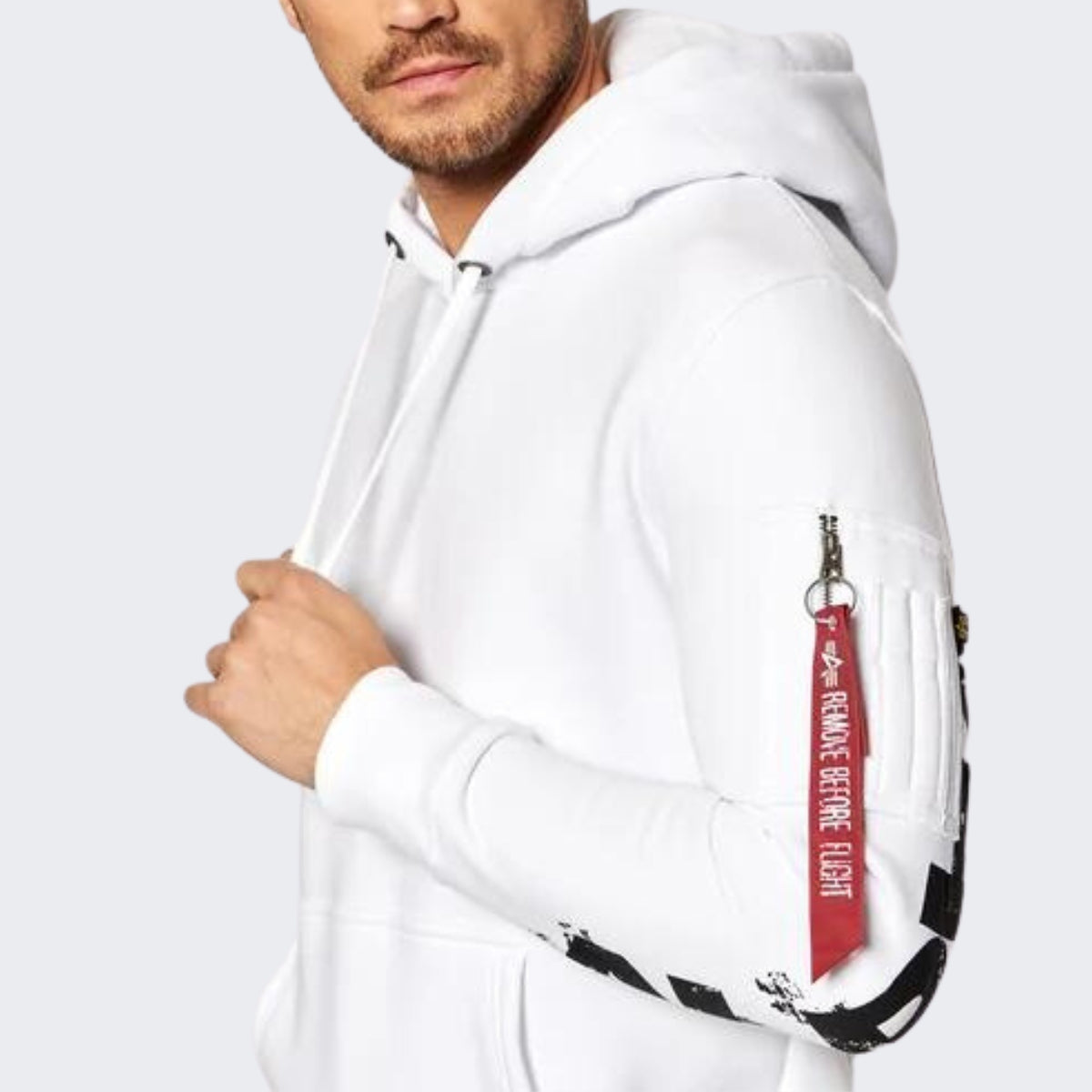 Alpha Industries Felpa 118336 - SanShopLuxury - 2021, Abbigliamento, Alpha Industries, Autunno/Inverno, Bianco, Carry Over, Con Cappuccio, Felpa, Idoneo, Ultimo, Uomo, XXL