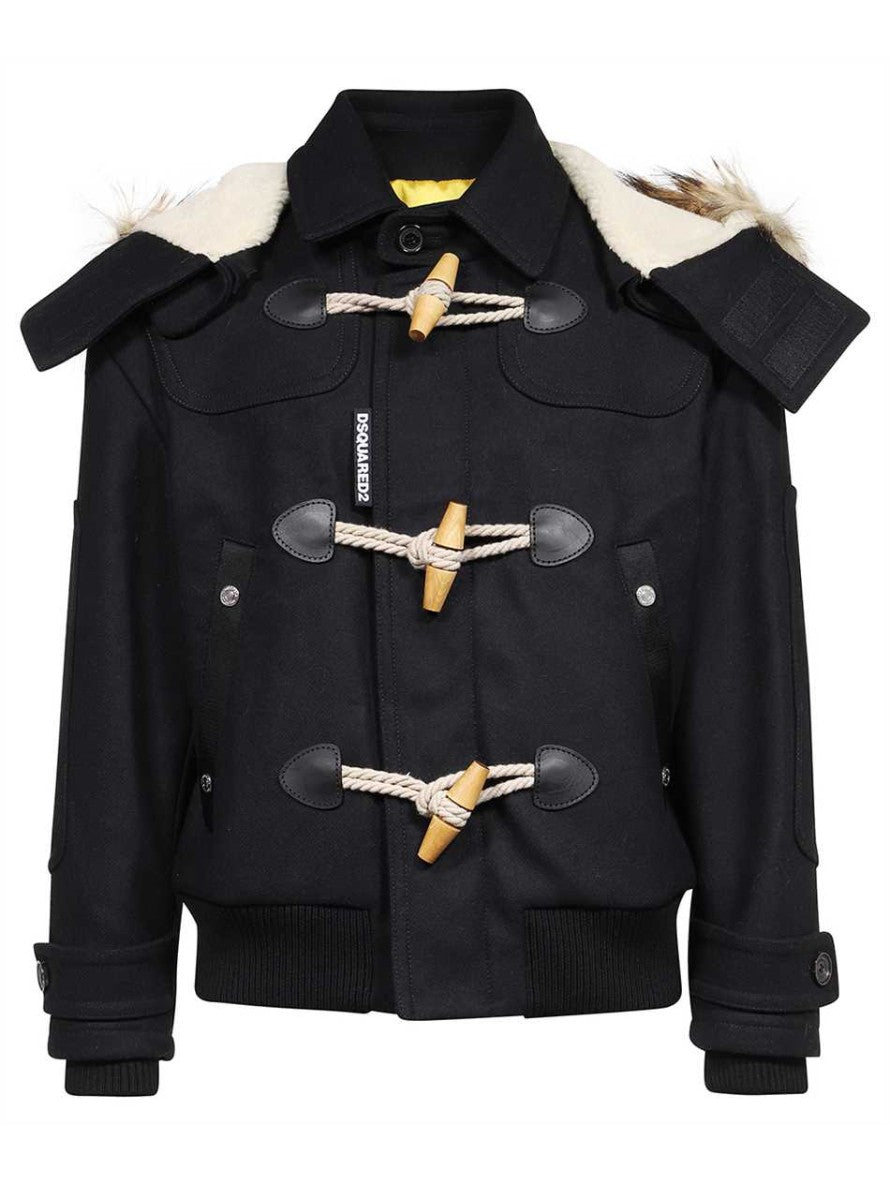 Dsquared2 Giubbino S74AM1294/S53003900 - SanShopLuxury - 48, 50, 52, 54, Abbigliamento, Autunno/Inverno, Carry Over, Dsquared2, Giubbino, Idoneo, Nero, Uomo