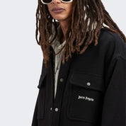 Palm Angels Giubbino PMES012F23FAB002 1001 - SanShopLuxury - 2023, 46, 48, 50, 52, Abbigliamento, Autunno/Inverno, FW23, Giubbino, Giubbotteria, Idoneo, Nero, Outlet, Palm Angels, Ultimo, Uomo