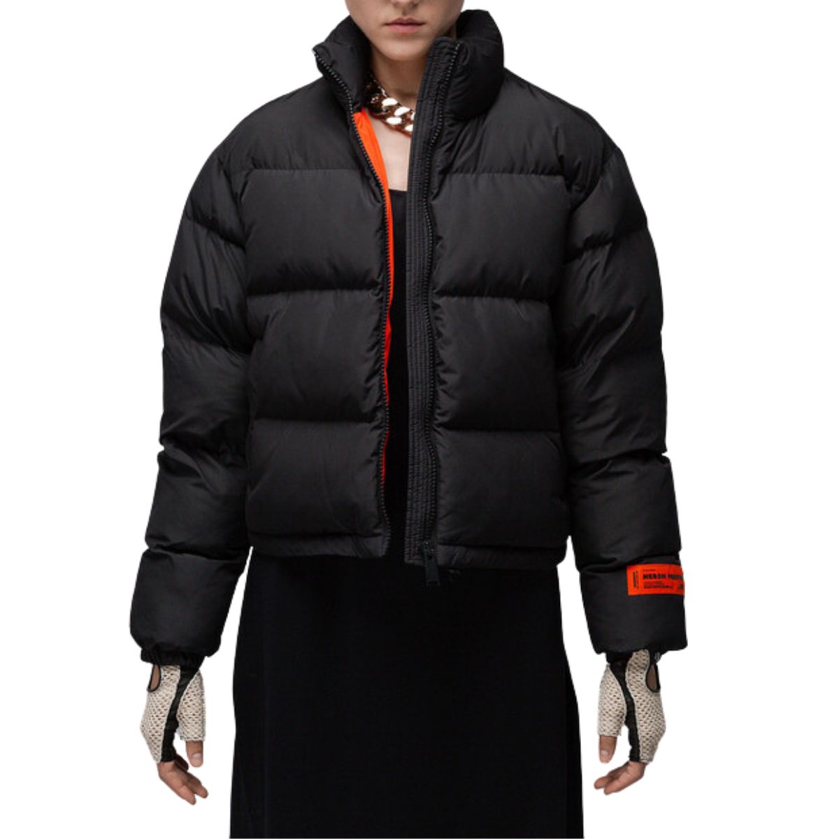 Heron Preston Giubbino HWEJ001F23FAB001 - SanShopLuxury - 2023, Abbigliamento, Autunno/Inverno, Bomber, Donna, FW23, Giubbino, Heron Preston, M, Nero, Outlet, S, XS