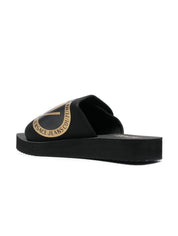 Versace Jeans Couture Sandali 74YA3S7A ZS636 - SanShopLuxury - 2023, 39, 40, 41, 42, 43, 44, Beachwear, Calzature, Nero, Outlet, Primavera/Estate, Sandali, SS23, Uomo, Versace Jeans Couture