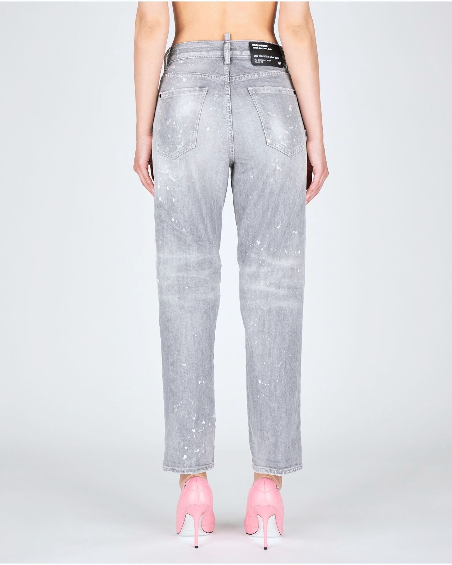 Dsquared2 Jeans S75LB0903/S30260852 - SanShopLuxury - 2024, 36, 38, 40, 42, 44, Abbigliamento, Donna, Dsquared2, Grigio, Idoneo, Jeans, Outlet, Primavera/Estate, SS24