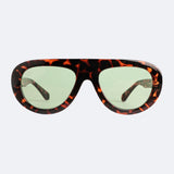 Sunglasses Occhiali LIMA TARTARUGATO VERDE-C02
