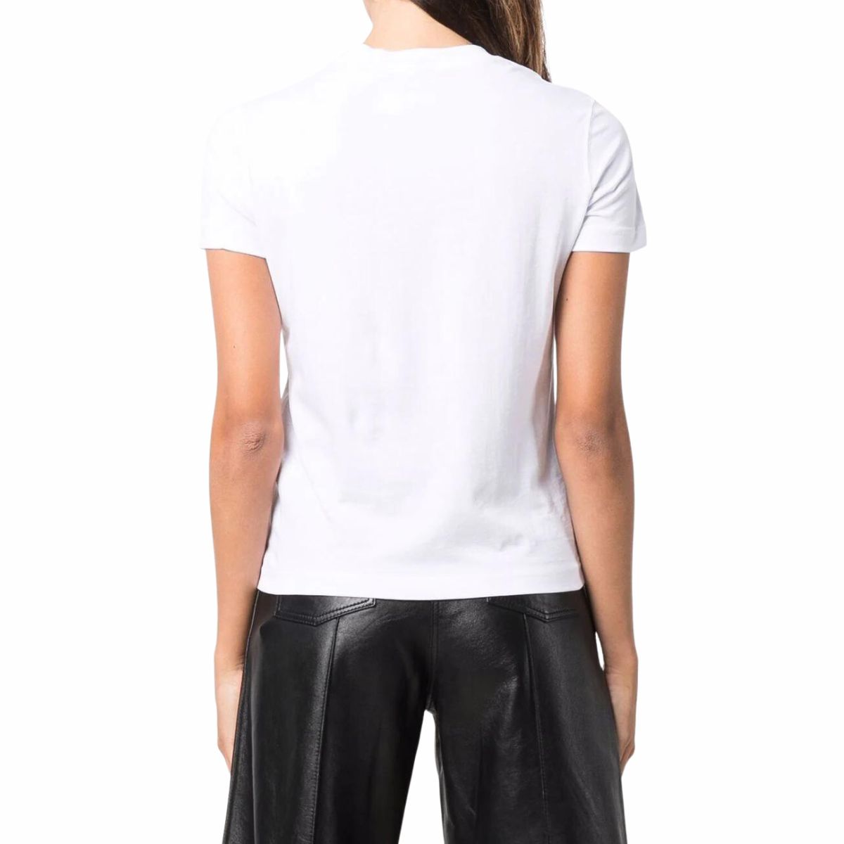 Versace Jeans Couture T-Shirt 71HAHT07 CJ00T - SanShopLuxury - -50%, 2021, Abbigliamento, Autunno/Inverno, Bianco, Donna, FW21, M, Outlet, T-Shirt, Versace Jeans Couture, XL