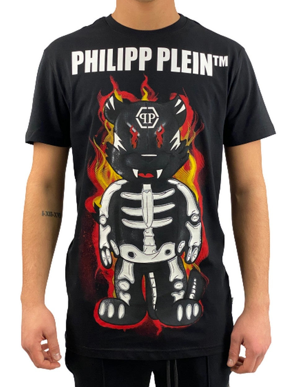 Inverno, FW20, L, Nero, Outlet, Philipp Plein, S, T-Shirt, Uomo, XL, XXL