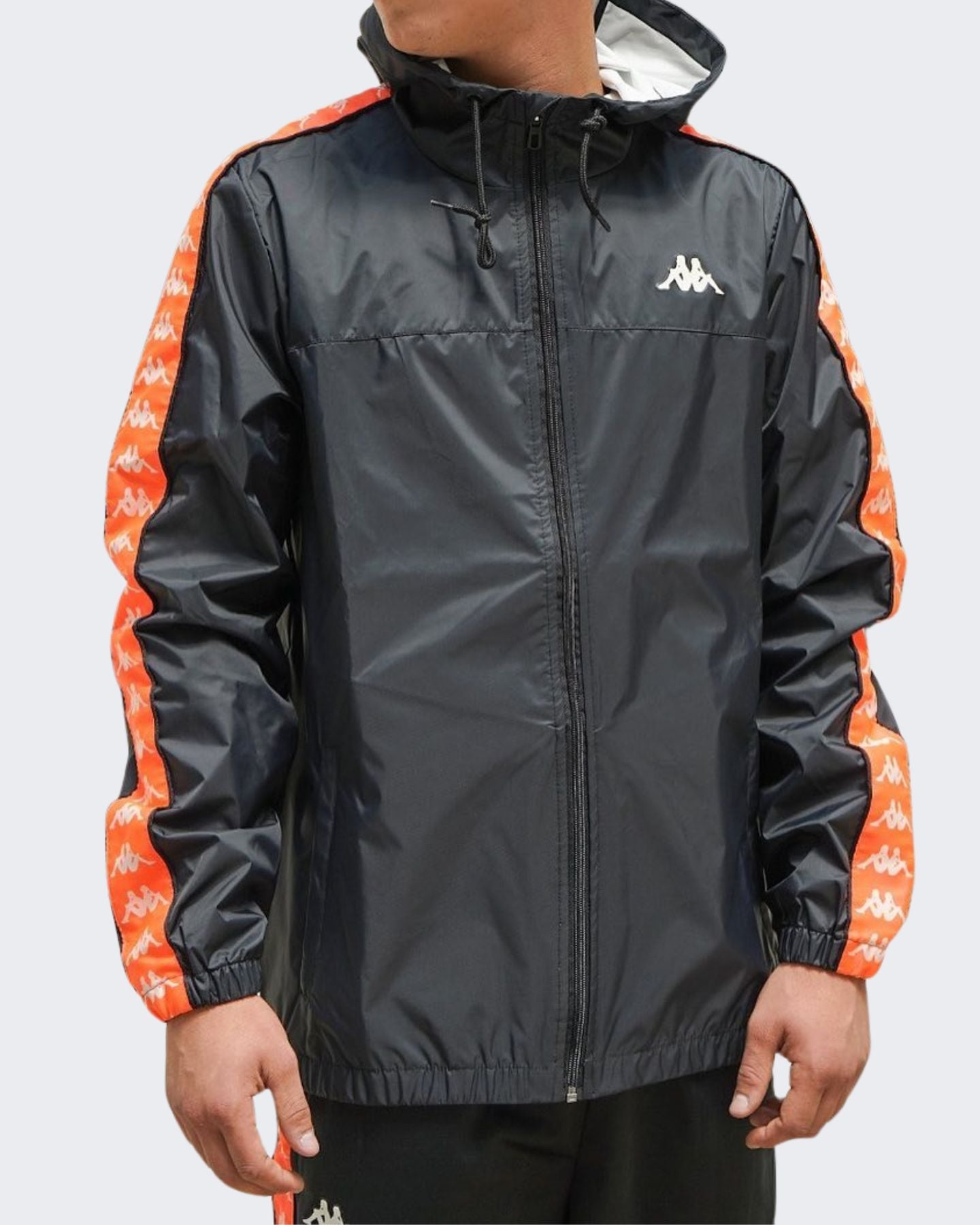 Kappa Giubbino 303WA70 222 - SanShopLuxury - -50%, 2020, Abbigliamento, Con Cappuccio, Giubbino, Kappa, L, M, Nero, Outlet, Primavera/Estate, S, SS20, Uomo, XL, XXL