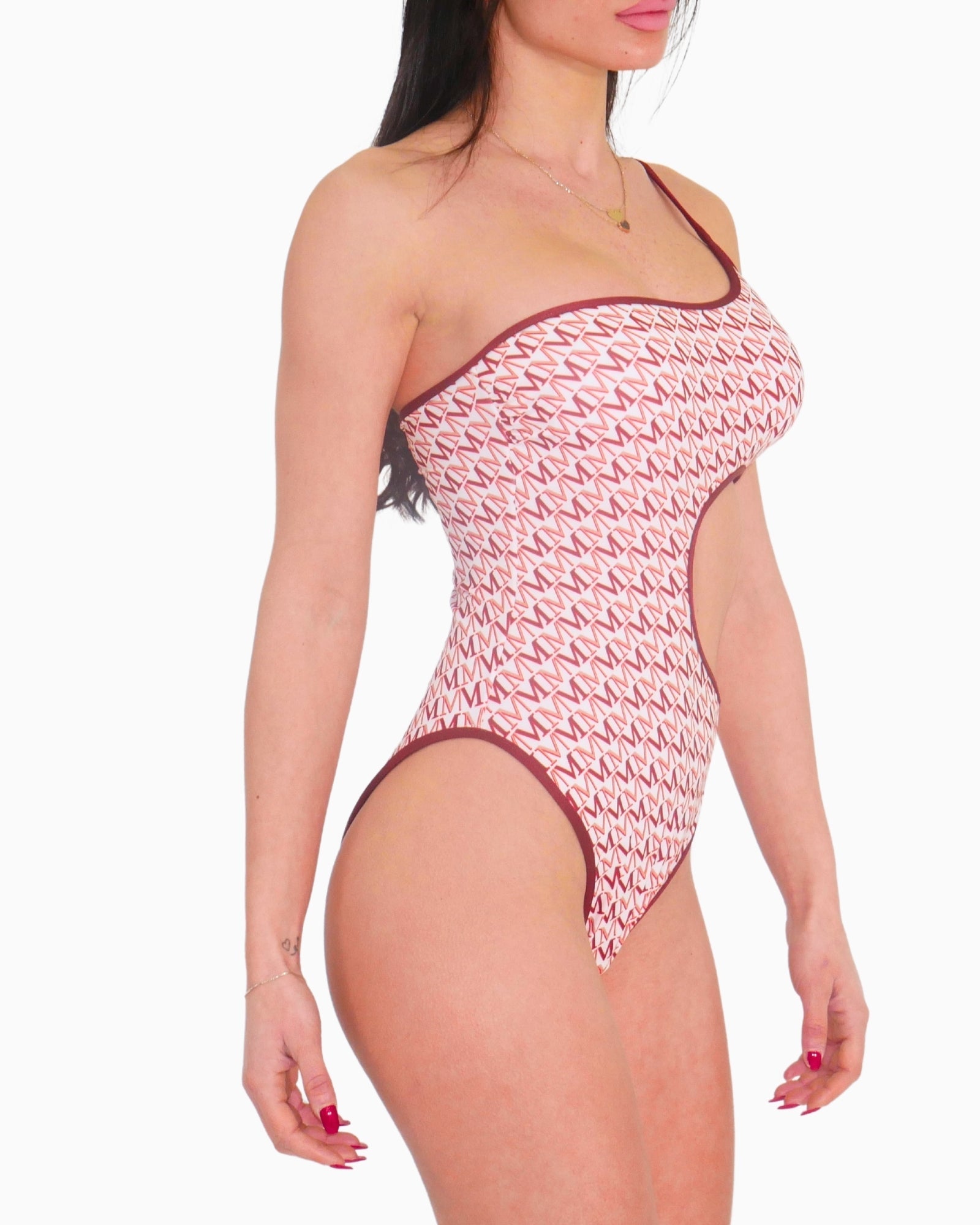 District Margherita Mazzei Costume 5BM51-1990 - SanShopLuxury - 1°, 2025, 2°, 3°, 4°, 5°, Abbigliamento, Beachwear, Costume, District Margherita Mazzei, Donna, Idoneo, Intero, Marrone, New, Primavera/Estate, SS25