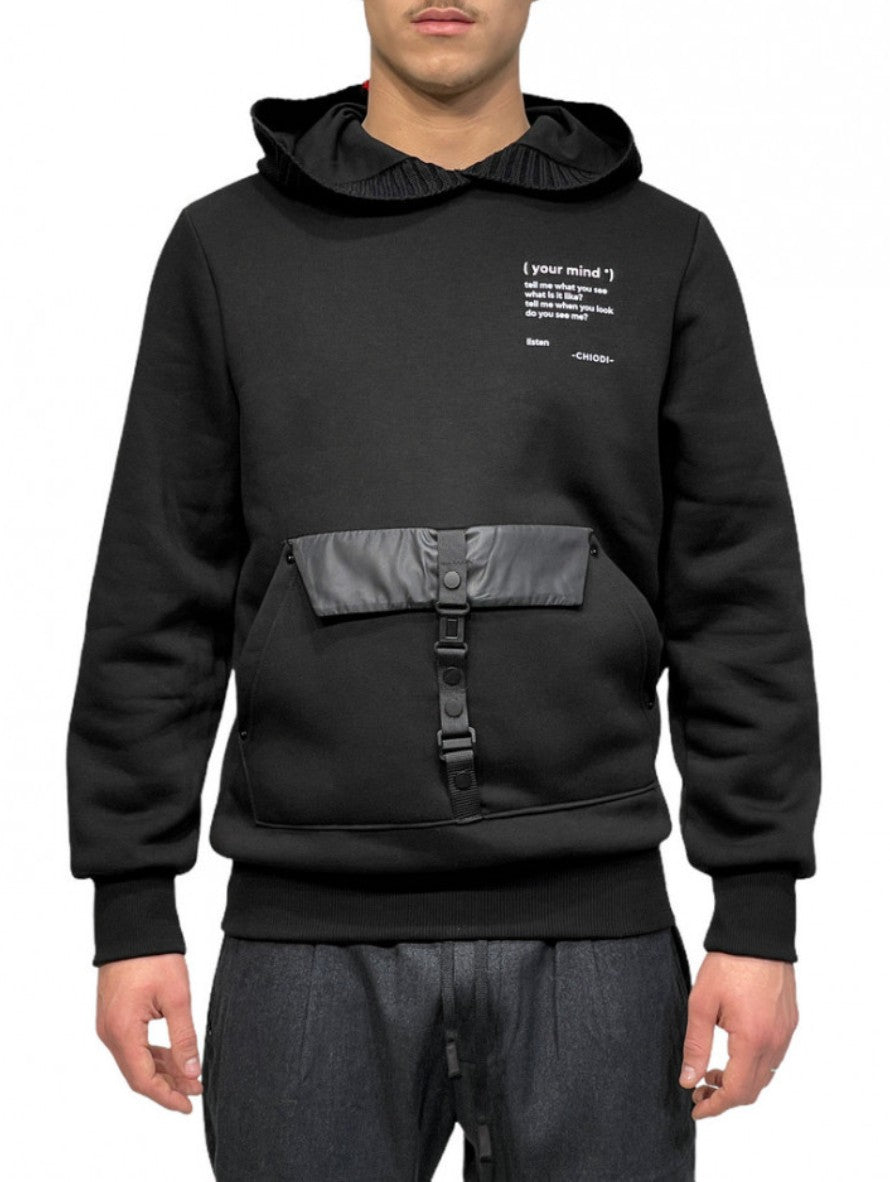 Chiodi Milano Felpa 0062 - SanShopLuxury - -50%, 2021, Abbigliamento, Autunno/Inverno, Bianco, Chiodi Milano, Felpa, FW22, L, M, Nero, Outlet, S, Uomo, XL, XXL, XXXL