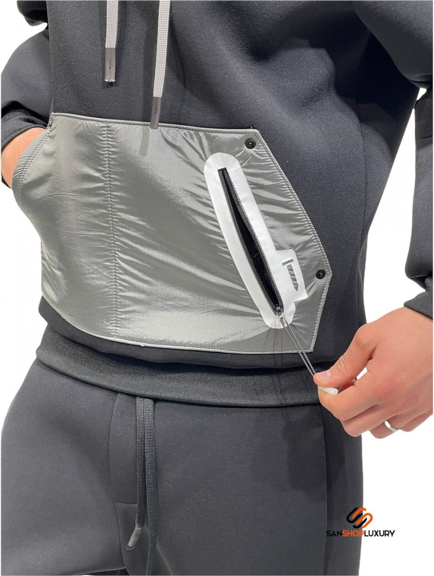 Chiodi Milano Tuta Completa 0077-0075 - SanShopLuxury - -50%, 2021, Abbigliamento, Autunno/Inverno, Chiodi Milano, FW21, L, M, Nero, Outlet, Tuta Completa, Ultimo, Uomo, XL, XXXL