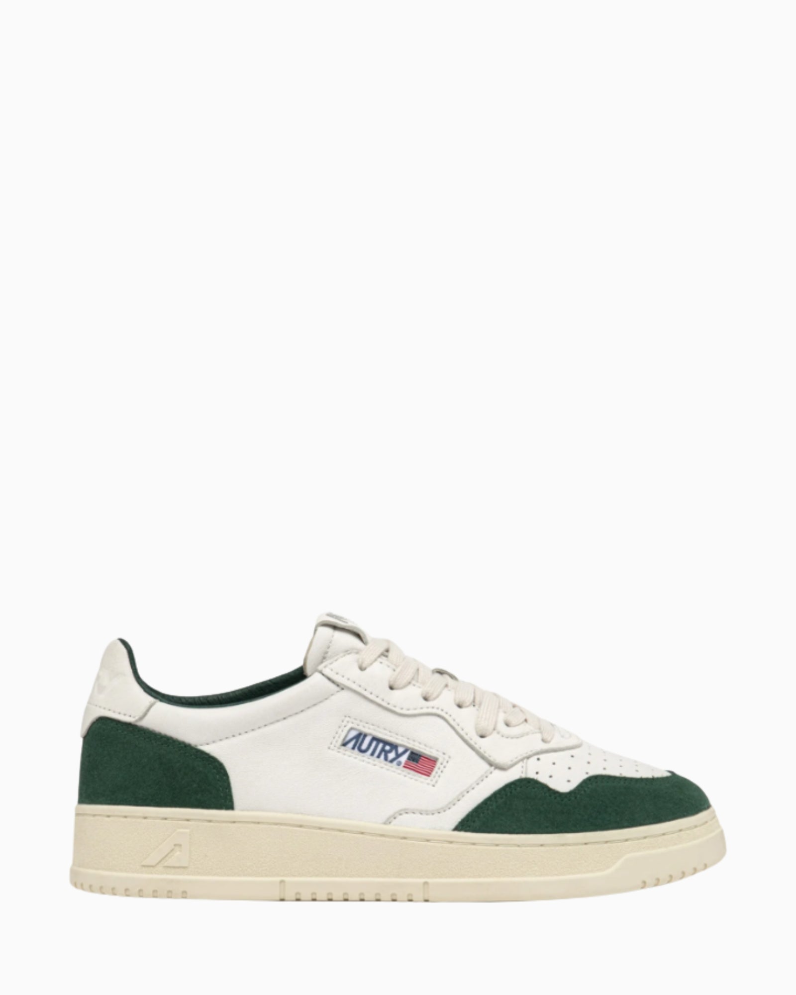 Inverno, Bianco-Verde, Calzature, FW25, New, Sneakers, Stellato, Uomo