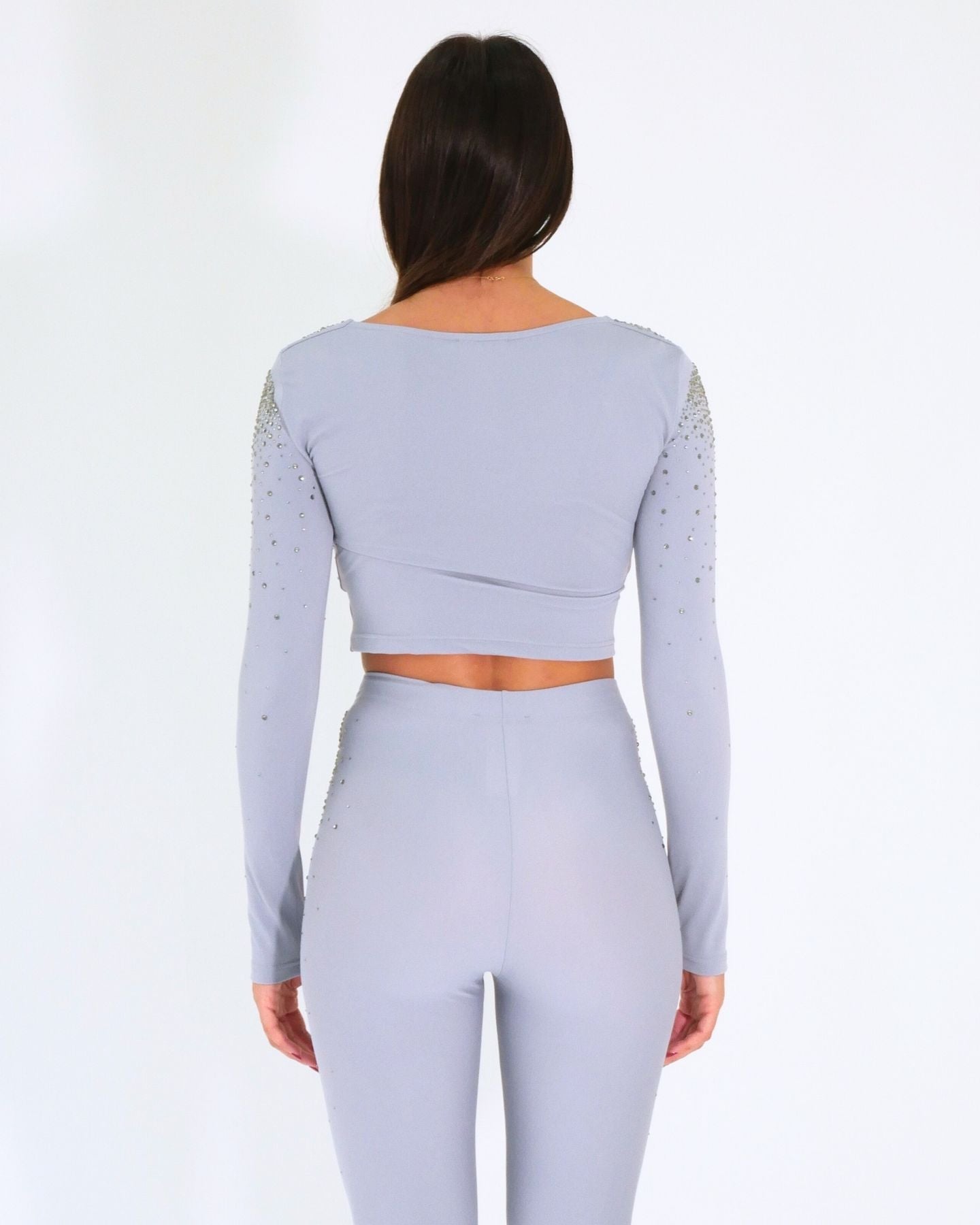Inverno, Crop, District Margherita Mazzei, Donna, FW24, Grigio, Idoneo, L, M, Outlet, S, Top, XL, XS