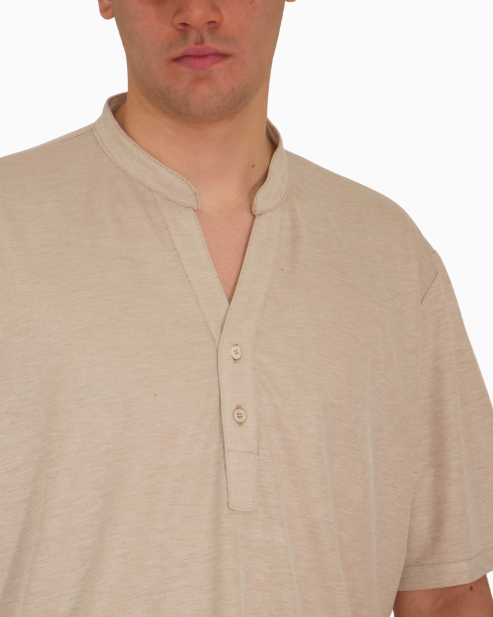 Brian Rush T-Shirt Polo FD360-CAM275-BEIGE
