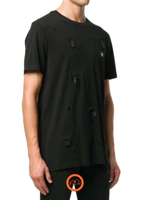 Philipp Plein T-Shirt MTK2802PJY002N - SanShopLuxury - -50%, 2018, Abbigliamento, Autunno/Inverno, FW18, L, Nero, Outlet, Philipp Plein, T-Shirt, Ultimo, Uomo