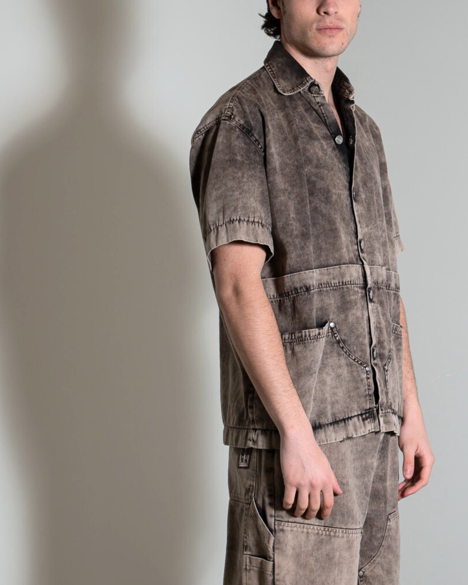 Gavensemble Camicia SS25-SHIRT432-TP - SanShopLuxury - 2025, Abbigliamento, Camicia, Gavensemble, Idoneo, L, M, New, Primavera/Estate, S, SS25, Taupe, Uomo, XL, XXL