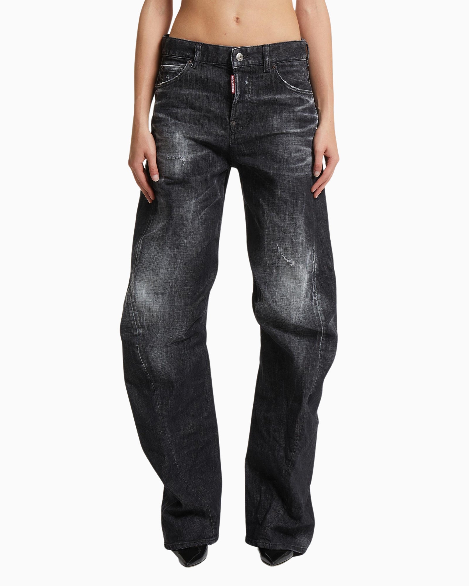 Inverno, Donna, Dsquared2, FW25, Idoneo, Jeans, Nero, New