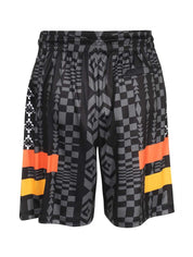 Marcelo Burlon Short CMVH004S23FAB001 - SanShopLuxury - 2023, Abbigliamento, L, M, Marcelo Burlon, Multicolore, Nero, Outlet, Primavera/Estate, Short, SS23, Uomo, XL