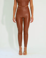 District Margherita Mazzei Leggings ED42 2311 - SanShopLuxury - 2024, 40, 42, 44, 46, 48, Abbigliamento, Autunno/Inverno, Beige, Cuoio, District Margherita Mazzei, Donna, FW24, Idoneo, Leggings, Outlet