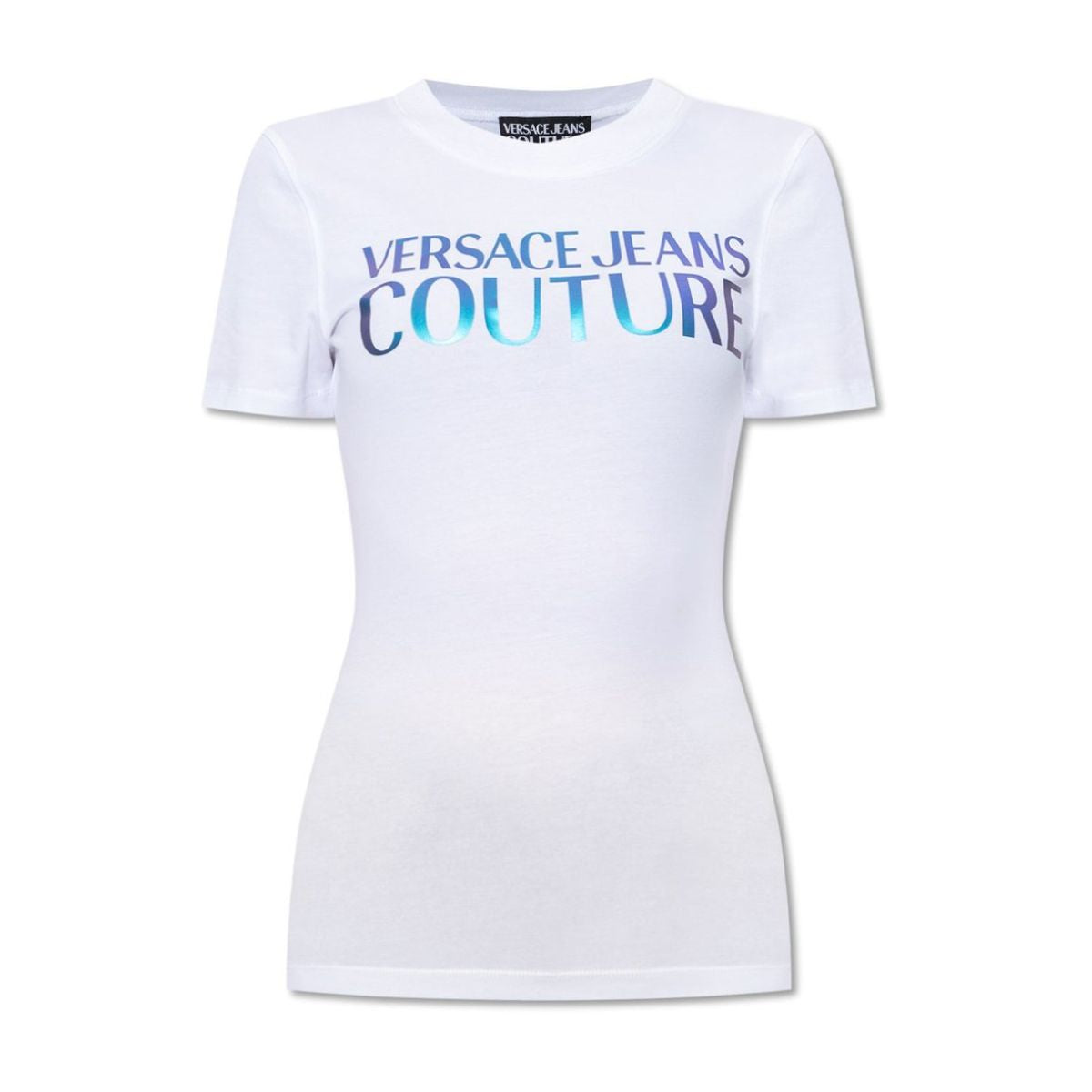 Inverno, Bianco, Cotone, Donna, FW23, L, M, Outlet, S, T-Shirt, Versace Jeans Couture