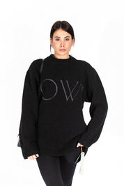 Off-White Maglieria OWHE020F19F98091 1001 - SanShopLuxury - -50%, 2019, 42, Abbigliamento, Autunno/Inverno, Donna, FW19, Maglieria, Nero, Off-White, Outlet, Ultimo