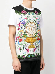 Versace Jeans Couture T-Shirt 74GAH6SG JS174 - SanShopLuxury - 2023, Abbigliamento, Bianco, L, Outlet, Primavera/Estate, SS23, T-Shirt, Ultimo, Uomo, Versace Jeans Couture