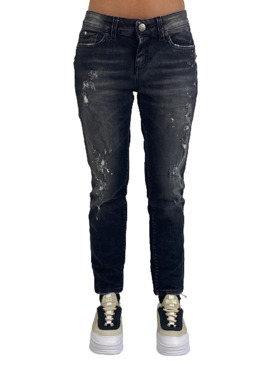 404 Not Found Jeans SKINNY217 - SanShopLuxury - -50%, 2019, 404 Not Found, 42, 43, 44, 45, Abbigliamento, Autunno/Inverno, Donna, Jeans, Nero, Outlet, SS19