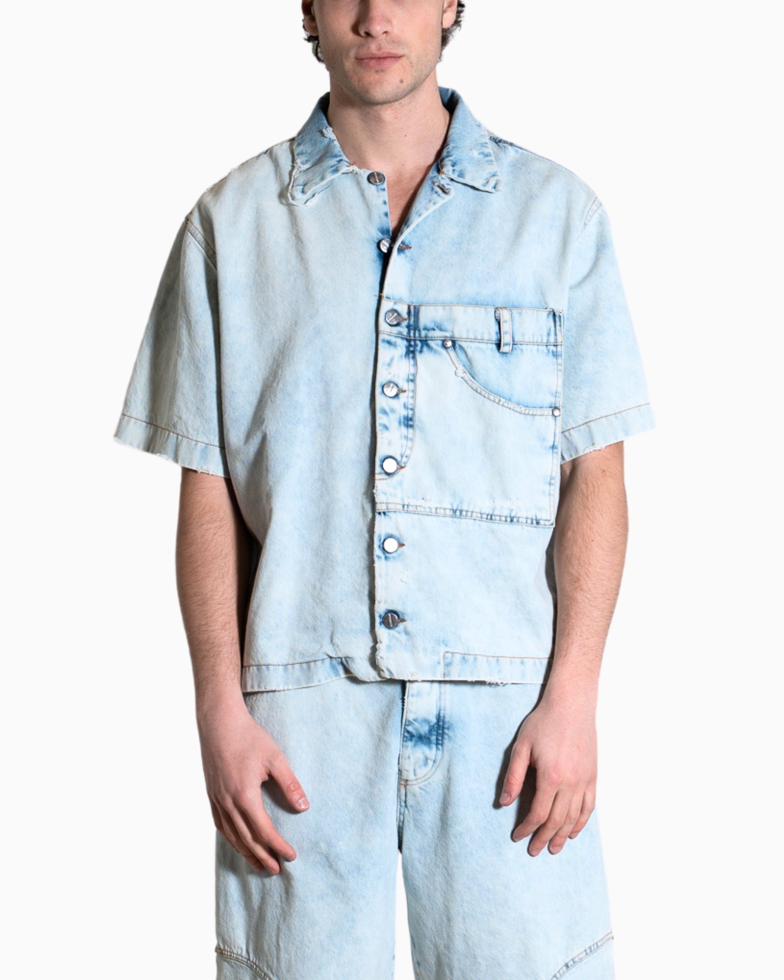 Gavensemble Camicia SS25-SHIRT412-BL