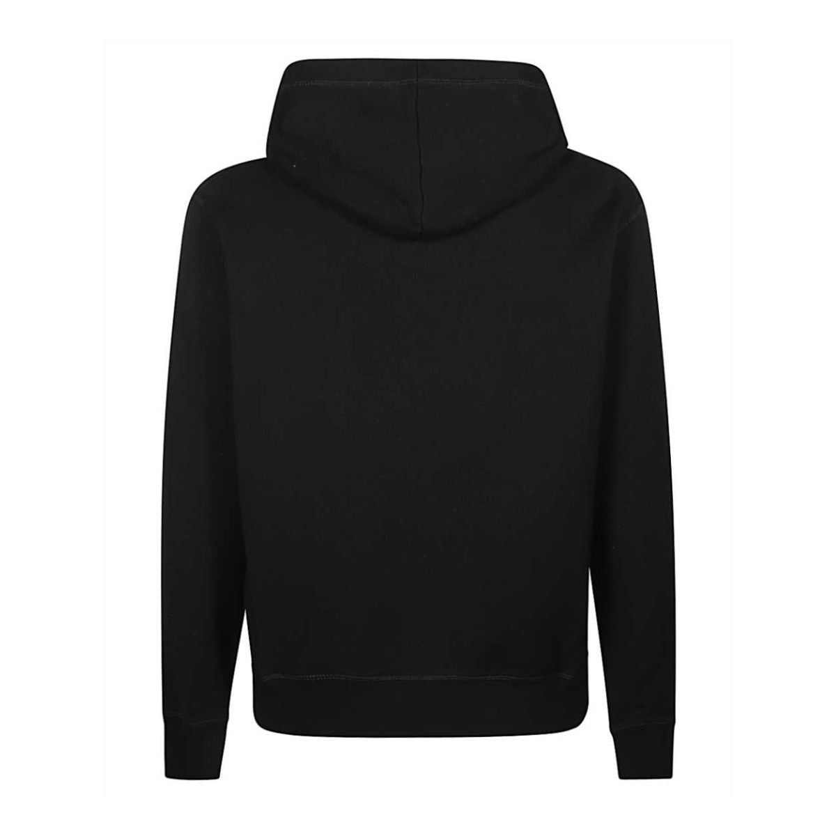 Inverno, Bianco, Bianco-Nero, Con Cappuccio, Dsquared2, Felpa, FW23, Idoneo, L, M, Nero, Nero-Bianco, Outlet, Uomo, XL