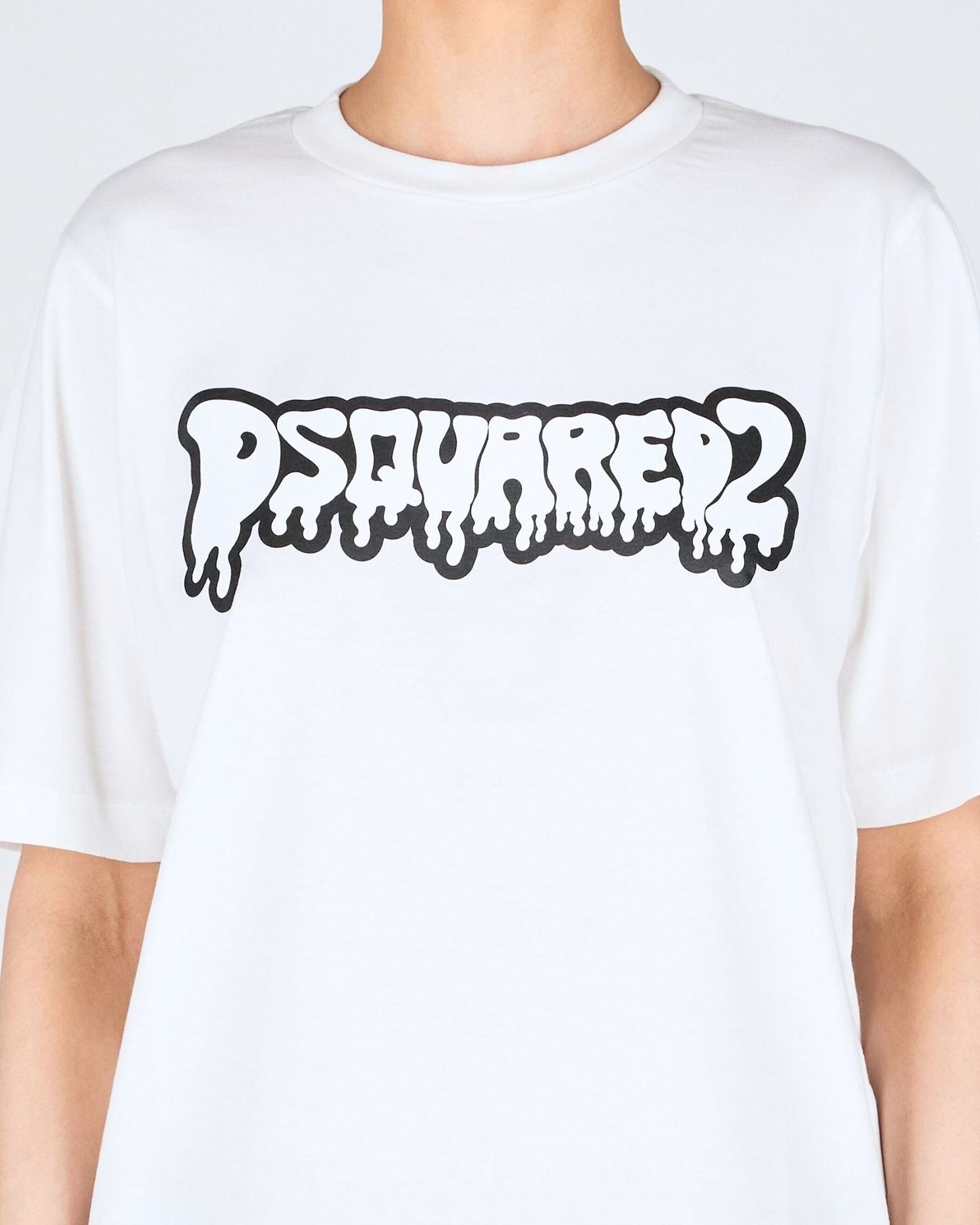 Dsquared2 T-Shirt S75GD0403/S24668961 - SanShopLuxury - 2024, Abbigliamento, Bianco, Donna, Dsquared2, Idoneo, L, M, Outlet, Primavera/Estate, S, SS24, T-Shirt, Ultimo, XL, XS