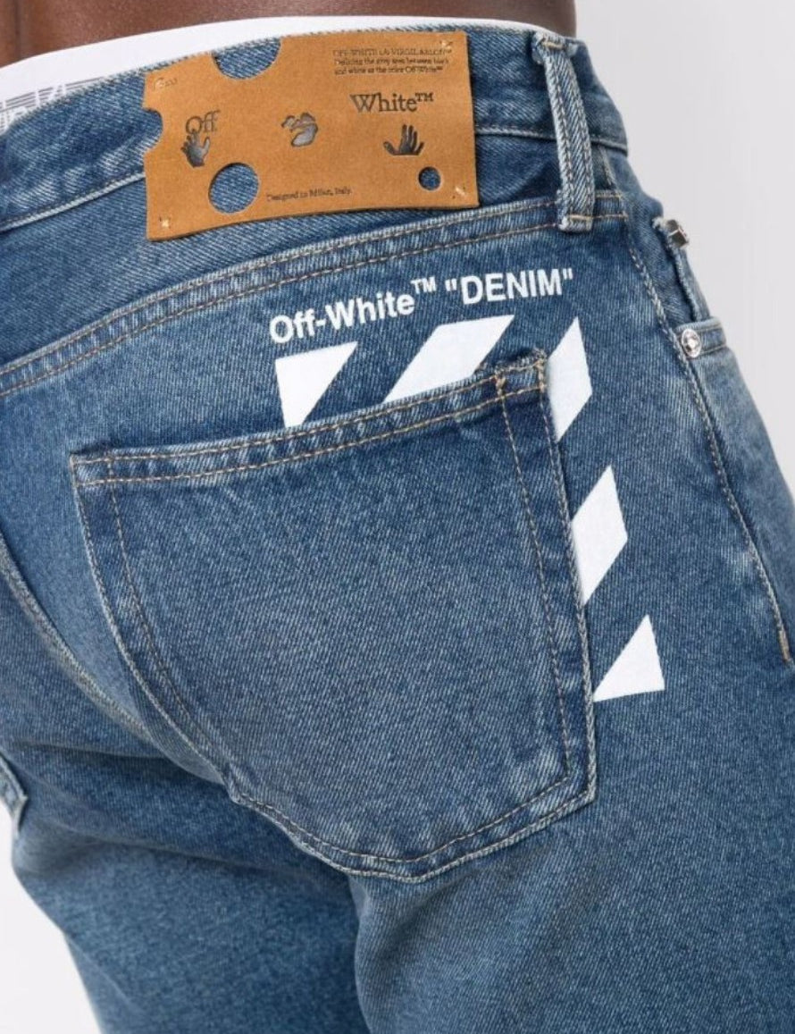 Inverno, Blu, FW21, Jeans, Off-White, Outlet, Uomo