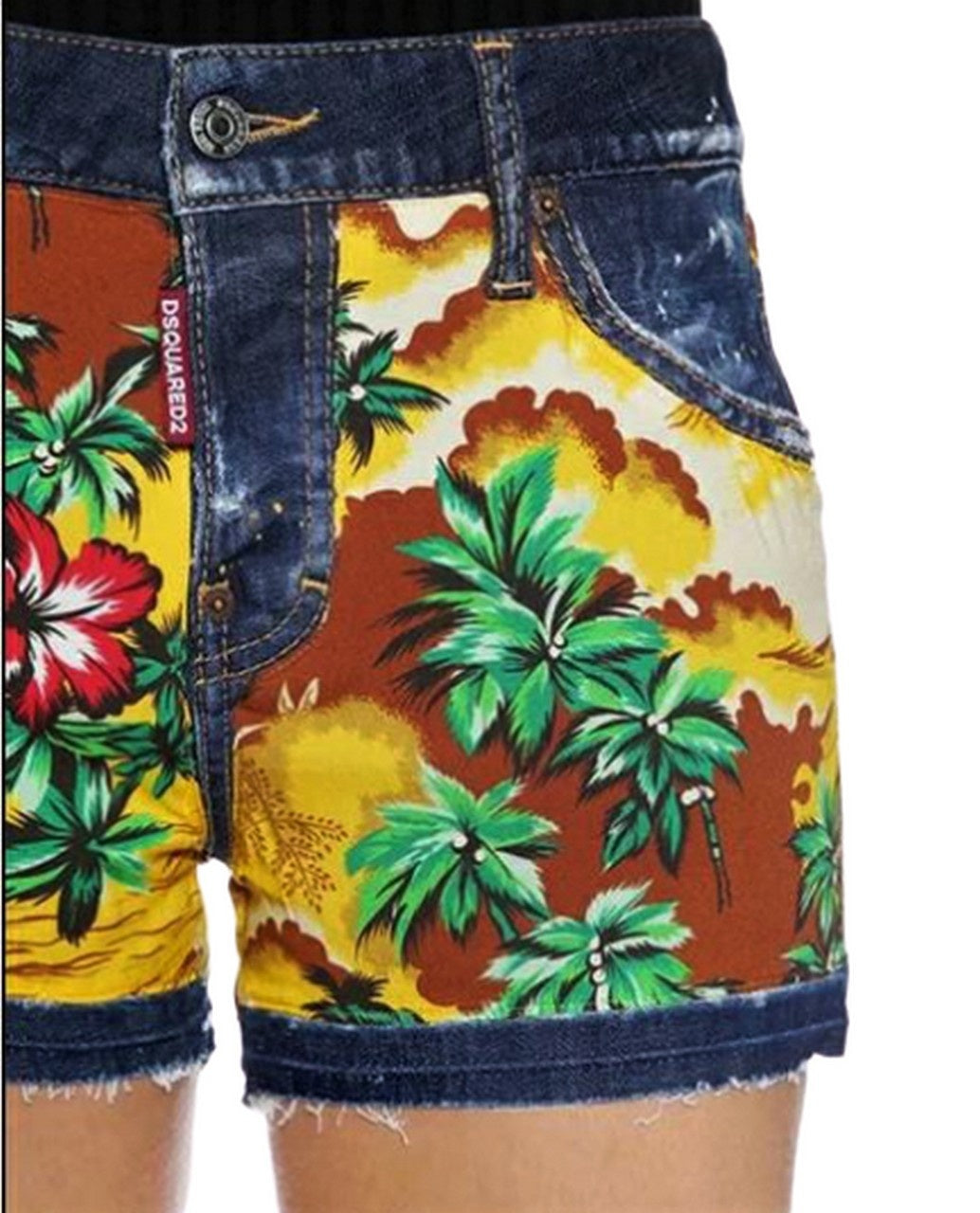 Dsquared2 Short S72MU0257 964 - SanShopLuxury - -50%, 2018, 38, 40, Abbigliamento, Donna, Dsquared2, Multicolore, Outlet, Primavera/Estate, Short, SS18, Ultimo