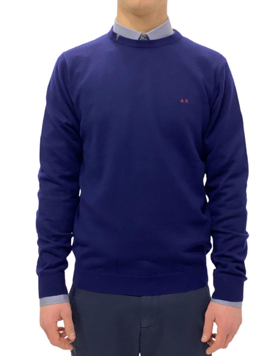 Inverno, Blu, FW18, Grigio, L, M, Maglieria, Outlet, Rosso, S, Sun 68, Uomo, Verde, Viola, Viola scuro, XXL