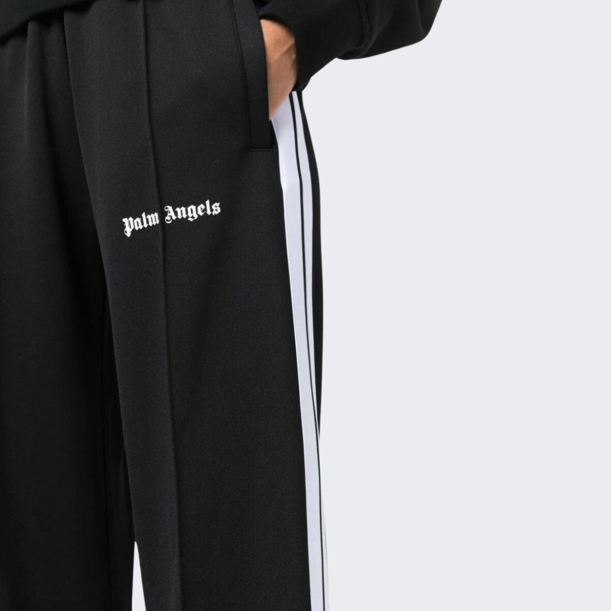 Palm Angels Pantatuta PWCJ010C99FAB001 - SanShopLuxury - Abbigliamento, Autunno/Inverno, Carry Over, Continuativo, Donna, Nero, New, Palm Angels, Pantatuta, Primavera/Estate, S, Stellato