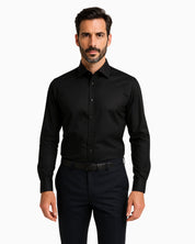 Sartoria Italiana Camicia 003-532-01 - SanShopLuxury - 2019, 39, 40, 41, 42, 43, 44, Abbigliamento, Autunno/Inverno, Camicia, Carry Over, Continuativo, Idoneo, Nero, New, Primavera/Estate, Sartoria Italiana, Uomo