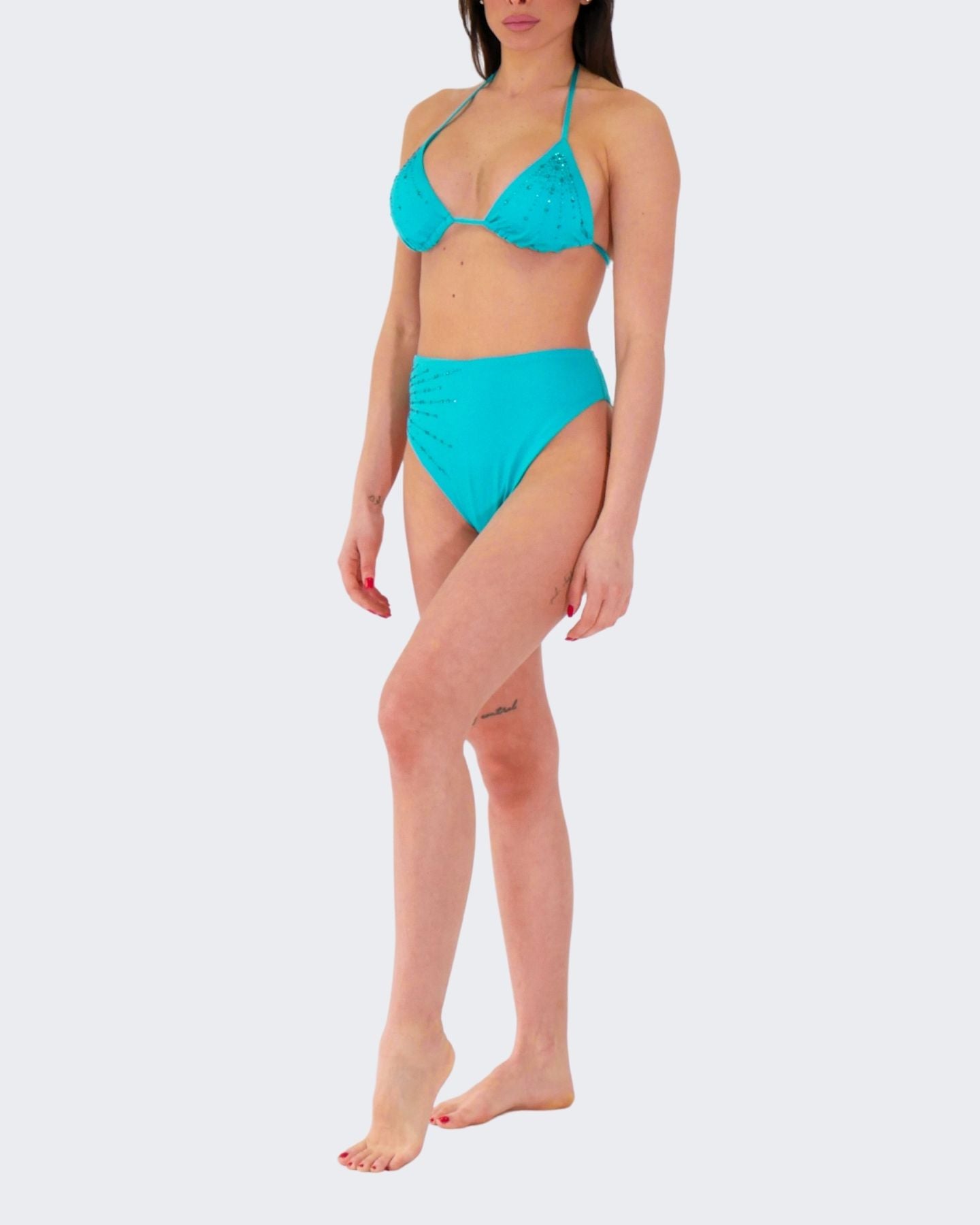 Fabrizia Costume LS01 0901 - SanShopLuxury - 2024, A triangolo, Abbigliamento, Beachwear, Blu, Costume, Donna, Fabrizia, Idoneo, L, M, Outlet, Petrolio, Primavera/Estate, S, SS24, Ultimo