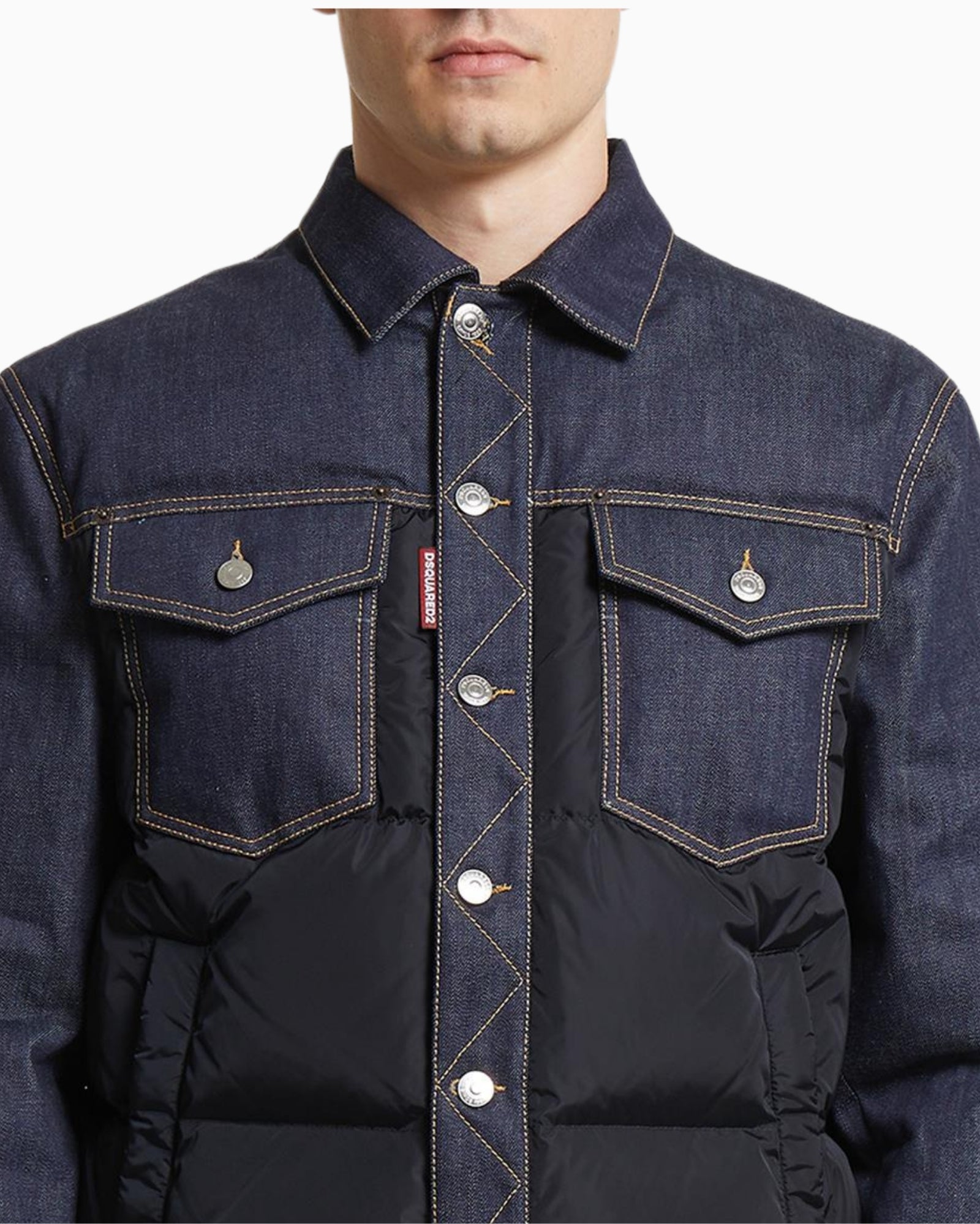 Dsquared2 Giubbino S74AM1610/D30011962 - SanShopLuxury - 2025, 48, 50, 52, 54, Abbigliamento, Autunno/Inverno, Blu, Dsquared2, FW25, Giubbino, Idoneo, New, Uomo