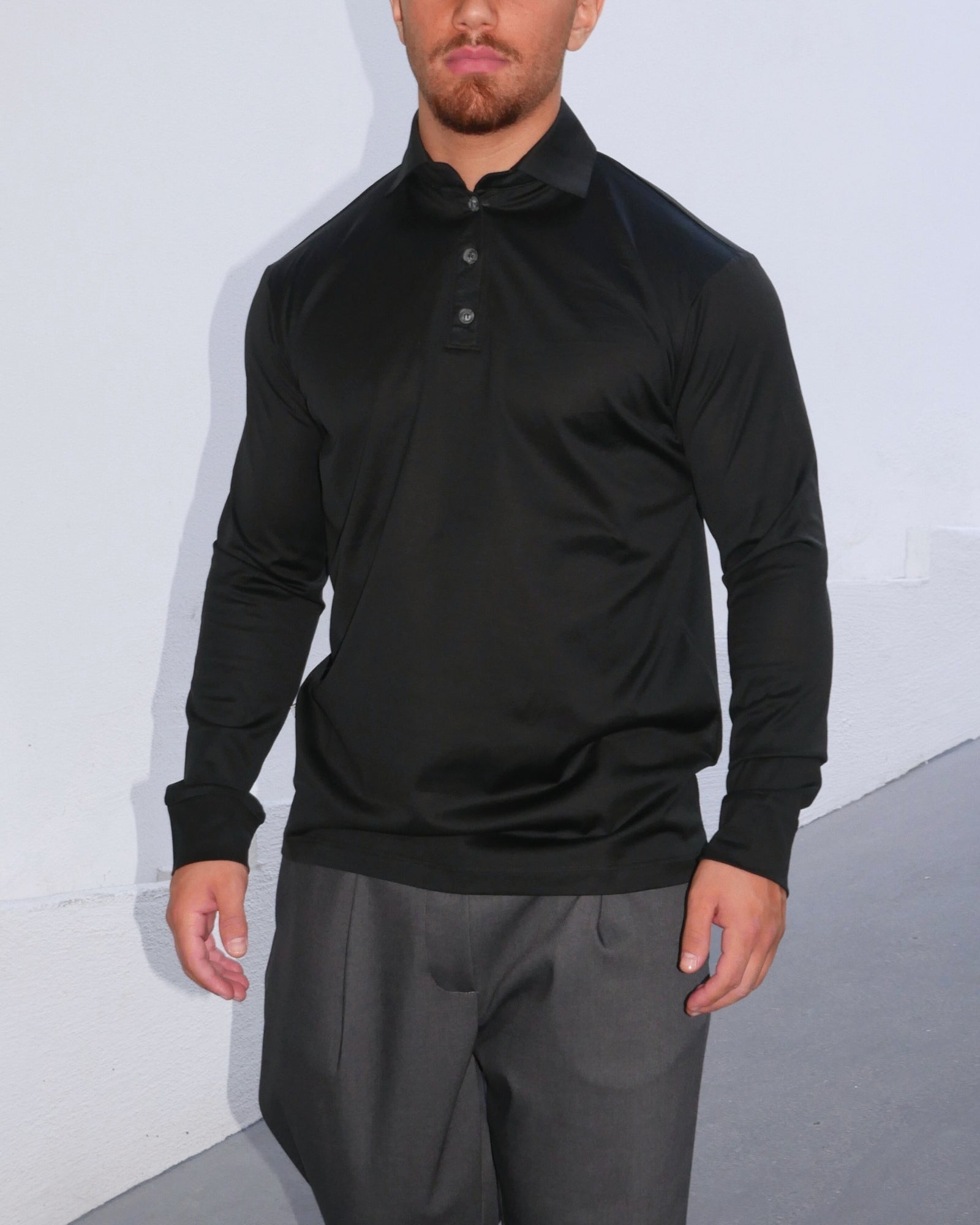 Chiodi Milano T-Shirt Polo FW25-007-NERO