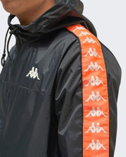 Kappa Giubbino 303WA70 222 - SanShopLuxury - -50%, 2020, Abbigliamento, Con Cappuccio, Giubbino, Kappa, L, M, Nero, Outlet, Primavera/Estate, S, SS20, Uomo, XL, XXL