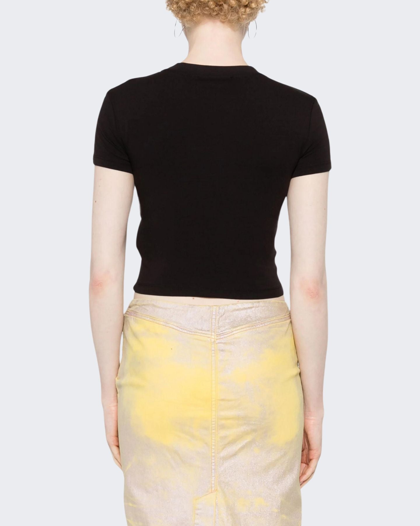 Versace Jeans Couture T-Shirt 76HAHG08/CJ02G899 - SanShopLuxury - 2024, Abbigliamento, Crop, Donna, Idoneo, L, M, Nero, Outlet, Primavera/Estate, S, SS24, T-Shirt, Versace Jeans Couture, XL