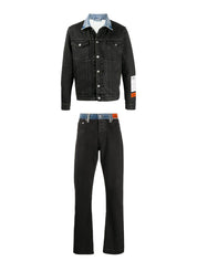 Heron Preston Jeans HMYA010F20DEN003/1000 - SanShopLuxury - -50%, 2020, 48, Abbigliamento, Autunno/Inverno, FW20, Heron Preston, Jeans, Nero, Outlet, Uomo