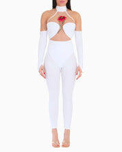 District Margherita Mazzei Leggings 5PU69-0406 - SanShopLuxury - 2025, Abbigliamento, Beachwear, Bianco, District Margherita Mazzei, Donna, Idoneo, L, Leggings, M, New, Primavera/Estate, S, SS25